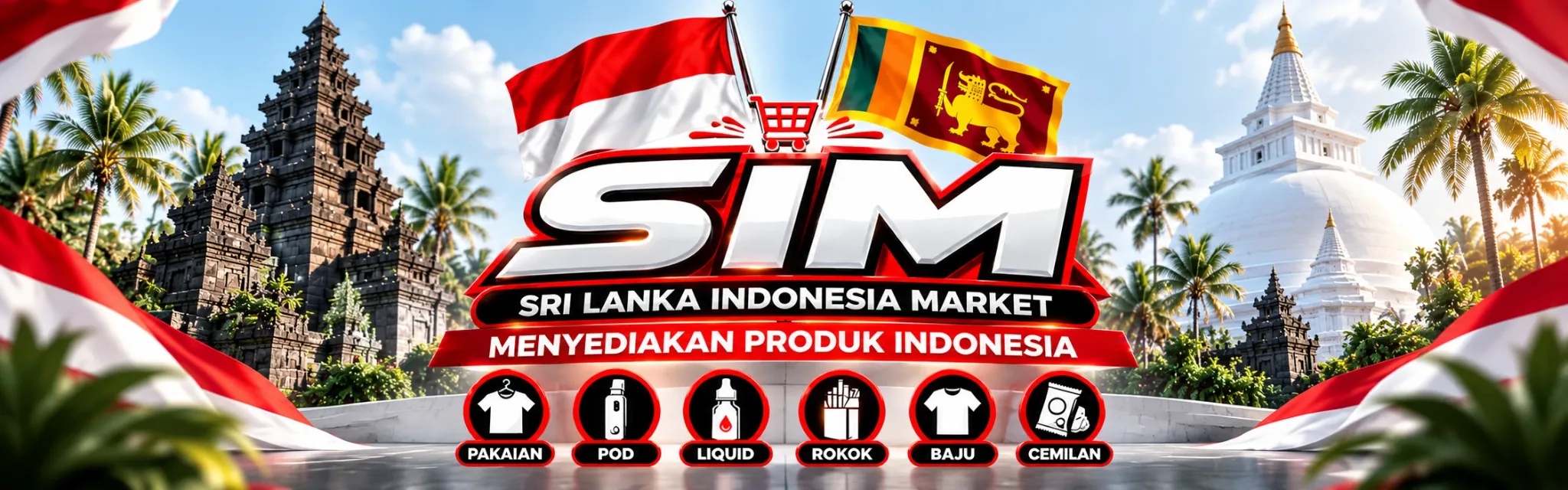 Banner promosi toko